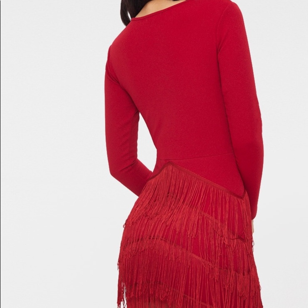 Burgundy Long Sleeve Tassel Detail Bodycon Dress
OUT OF STOCK - Picture 3 of 6